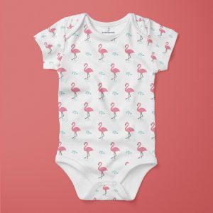 Miss Flamingo Bodysuit-imababywear