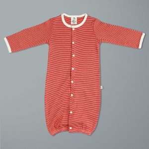 Raspberry Convertible Sleepsuit-imababywear