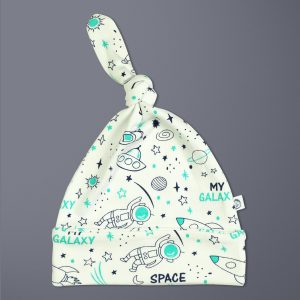 Space Kid Knotted Beanie-imababywear