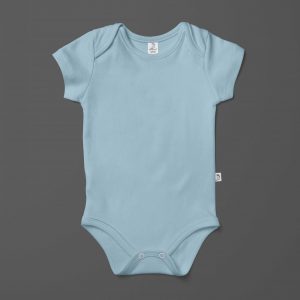 Baby Blue Easy Neck Bodysuit-imababywear