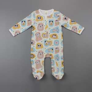 Jungle book Long Sleeve Zipsuit with Feet-imababywear