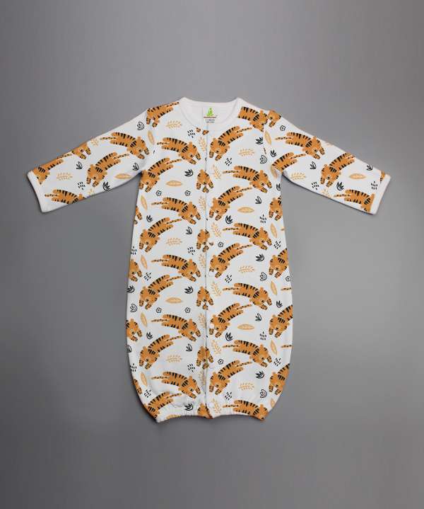 Tiger cubs Convertible Sleepsuit-imababywear