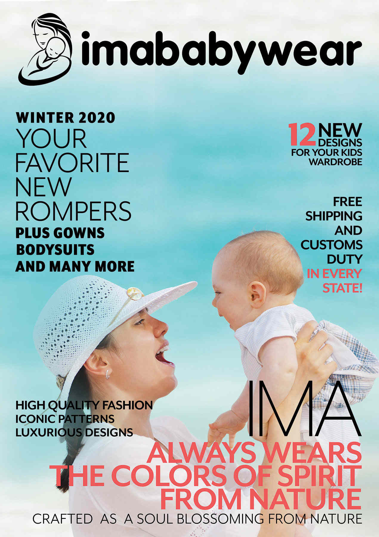 winter-2020 catalog front page-imababywear