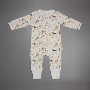 Little Finch Long Sleeve Zipsuit-imababywear