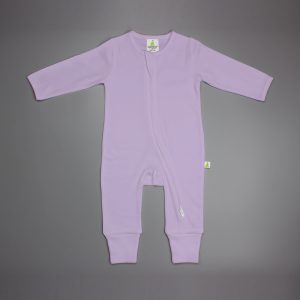 Lilac Long Sleeve Zipsuit-imababywear