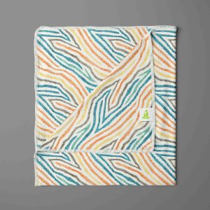 Motley Stripes Receiving Blanket-imababywear