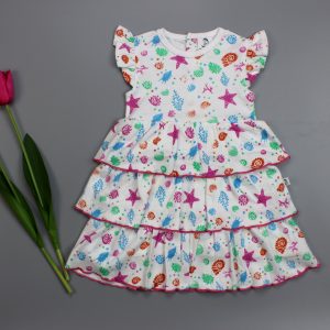 Marine Kingdom Knitted Layered Dress-imababywear