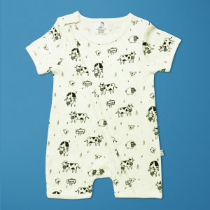 Farmland Short Sleeve Zipsuit-imababywear