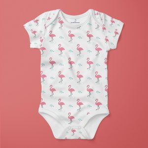 Miss Flamingo Bodysuit-imababywear