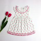 Miss Flamingo Knitted Frill Gown-imababywear