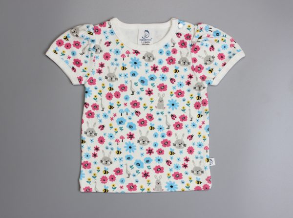 Flora And Fauna Puff Sleeve T-Shirt-imababywear