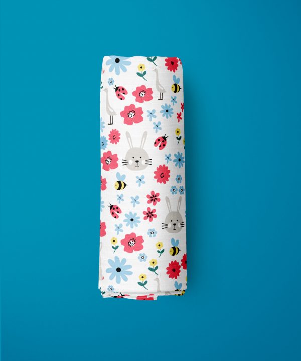 Flora And Fauna Muslin Wrap-imababywear