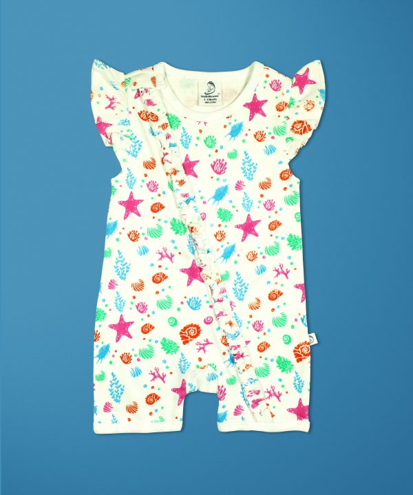 Marine Kingdom Short Sleeve Zipsuit-imababywear