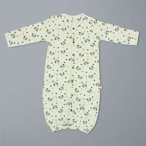 Little Panda Convertible Sleepsuit-imababywear