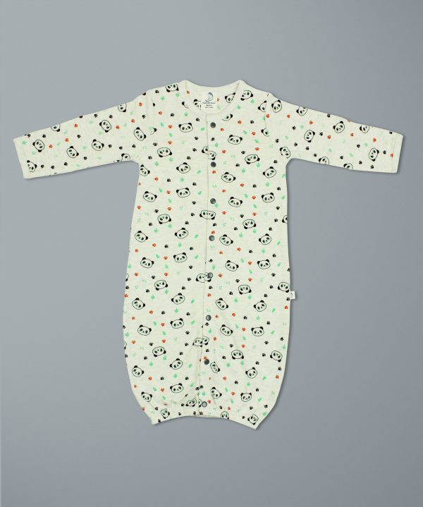 Little Panda Convertible Sleepsuit-imababywear