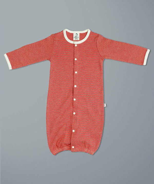 Raspberry Convertible Sleepsuit-imababywear