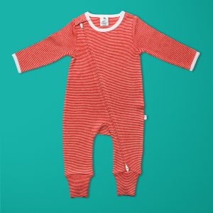 Raspberry Long Sleeve Zipsuit-imababywear