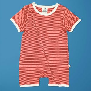 Raspberry Short Sleeve Zipsuit-imababywear