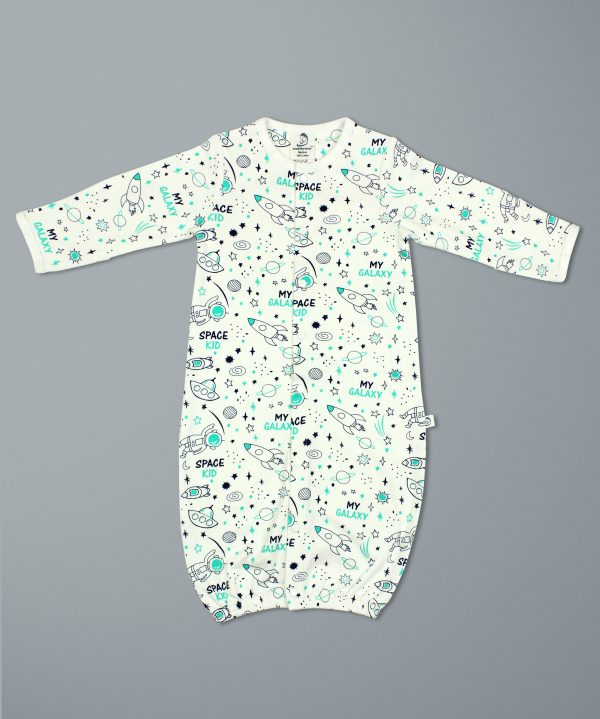 Space Kid Convertible Sleepsuit-imababywear