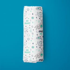 Space Kid Muslin Wrap-imababywear