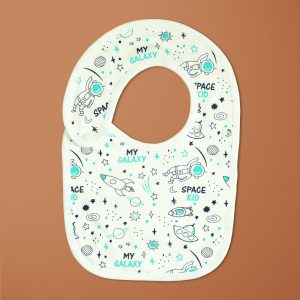 Space Kid Reversible Bib-imababywear