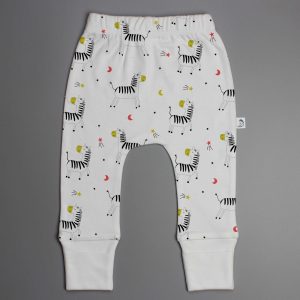 Madagascar Zebra Harrem Pant-imababywear