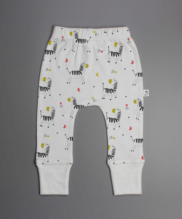 Madagascar Zebra Harrem Pant-imababywear