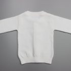 White Knitted Cardigan-imababywear