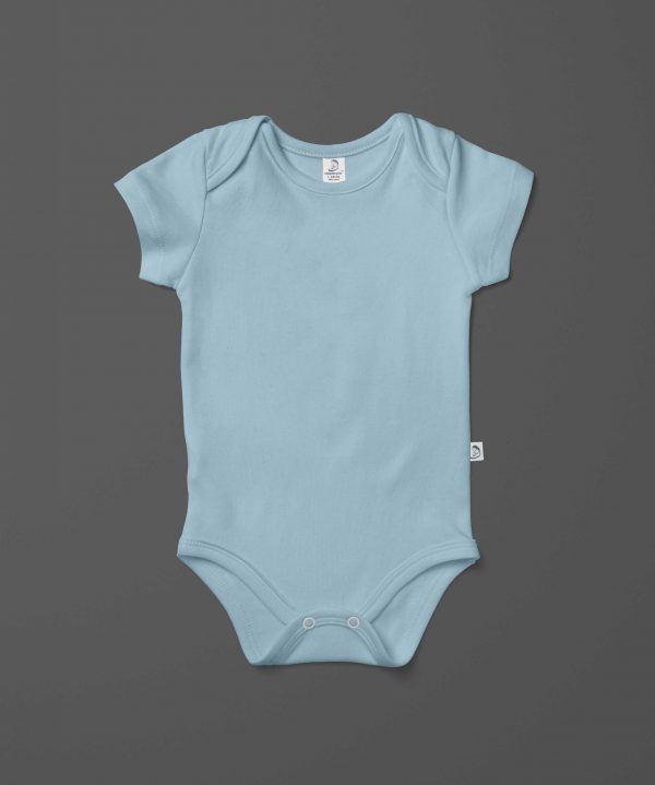 Baby Blue Easy Neck Bodysuit-imababywear