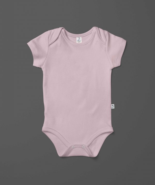 Pink Easy Neck Bodysuit-imababywear