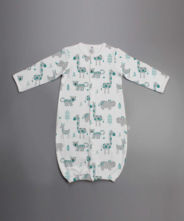 Animal Kingdom Convertible Sleepsuit-imababywear