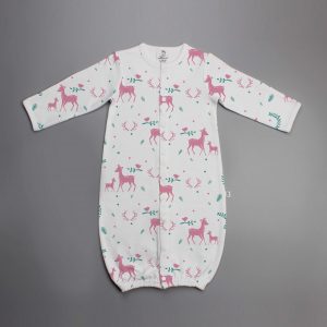 Woodland Deer Convertible Sleepsuit-imababywear