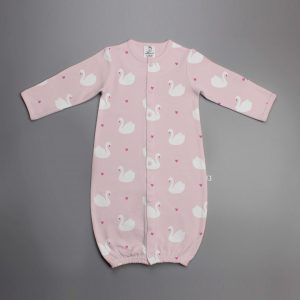 Geese Love Convertible Sleepsuit-imababywear