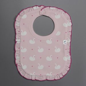 Geese Love frill bib-imababywear