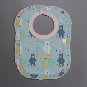 Arctic Bear Frill Bib-imababywear