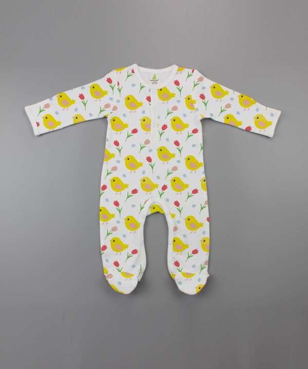 Little Birdies Button Growsuit-imababywear