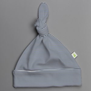 Sapphire Stripes knotted beanie-imababywear