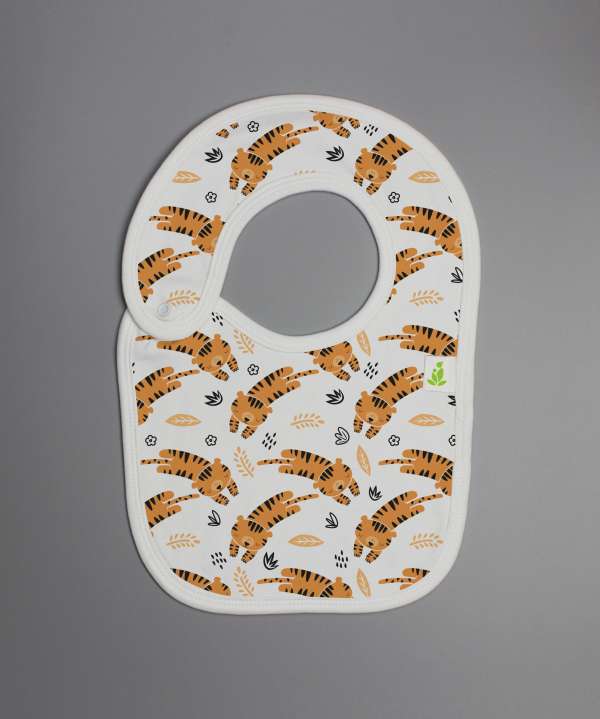 Tiger cubs Reversible Bib-imababywear