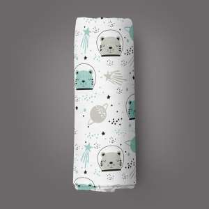 Astronaut Cat Muslin Wrap-imababywear