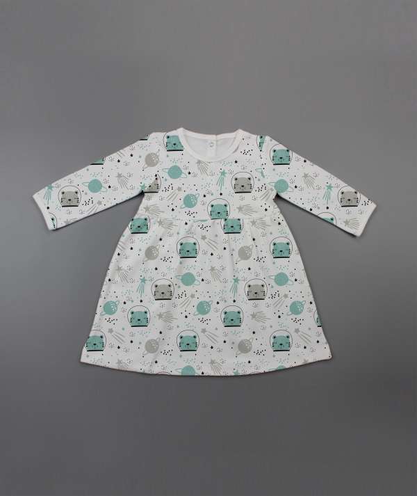 Astronaut Cat Pricilla Gown-imababywear