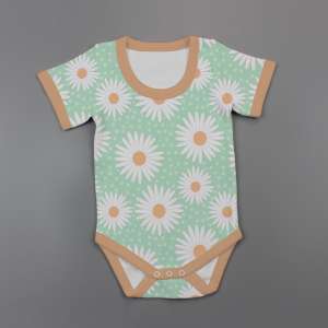 Daisy Valley Half Sleeve Bodysuit-imababywear