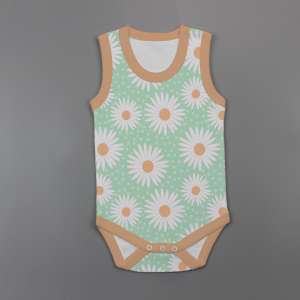 Daisy Valley Sleeveless Bodysuit-imababywear