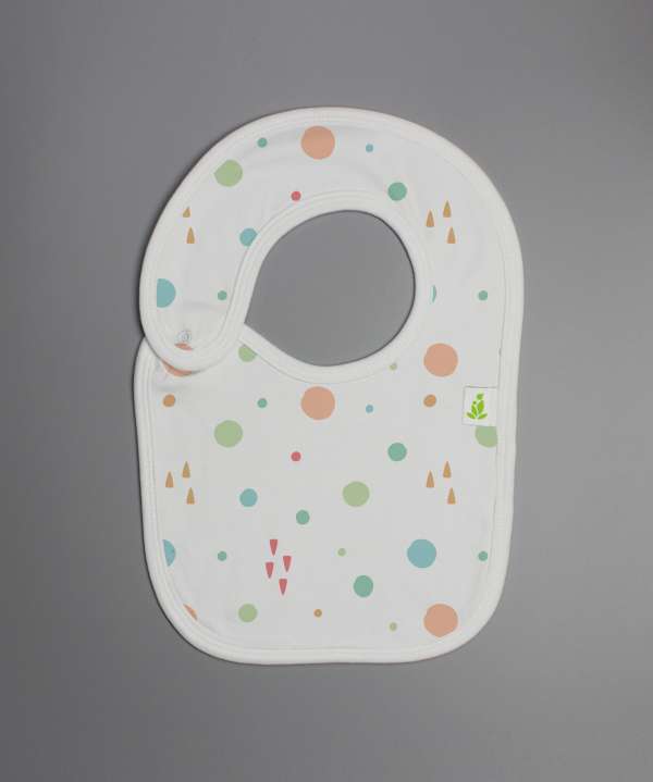 Dots and Doodles Reversible Bib-imababywear