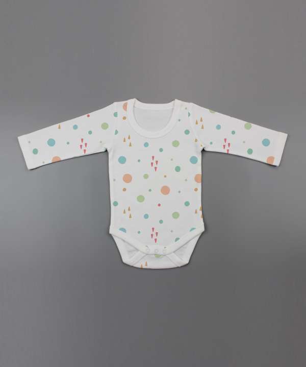 Dots and Doodles Full Sleeve Bodysuit-imababywear