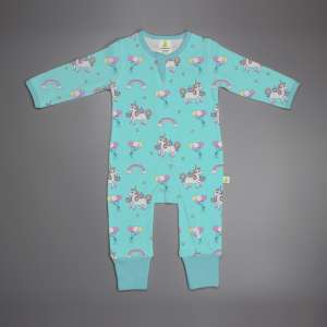 Fantasy Unicorn Long Sleeve Zipsuit-imababywear