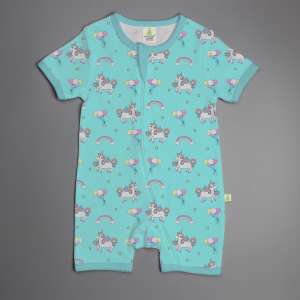 Fantasy Unicorn Shortsleeve Zipsuit-imababywear