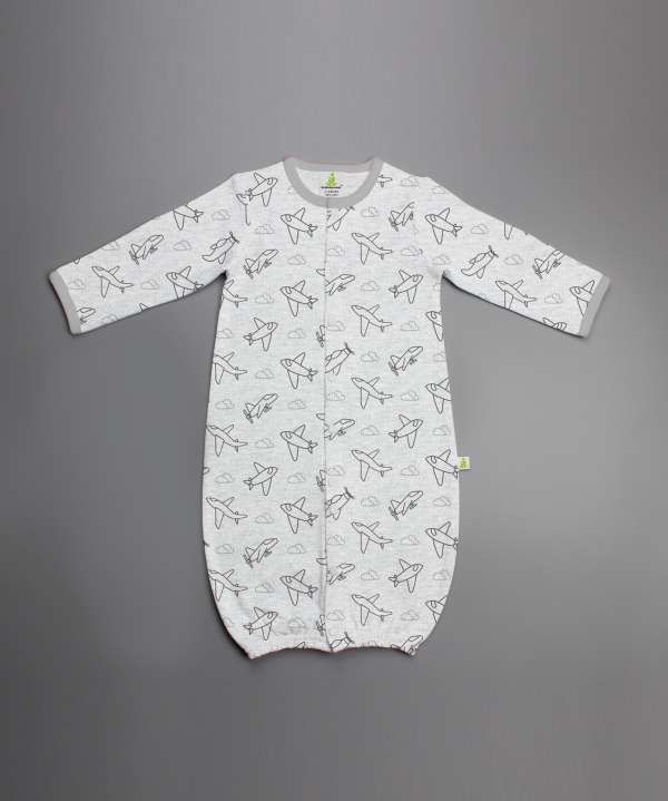 Happy Flight Convertible Sleepsuit-imababywear