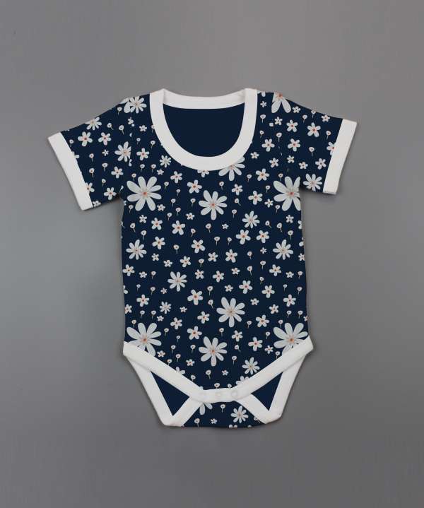 Little Jasmine Half Sleeve Bodysuit-imababywear