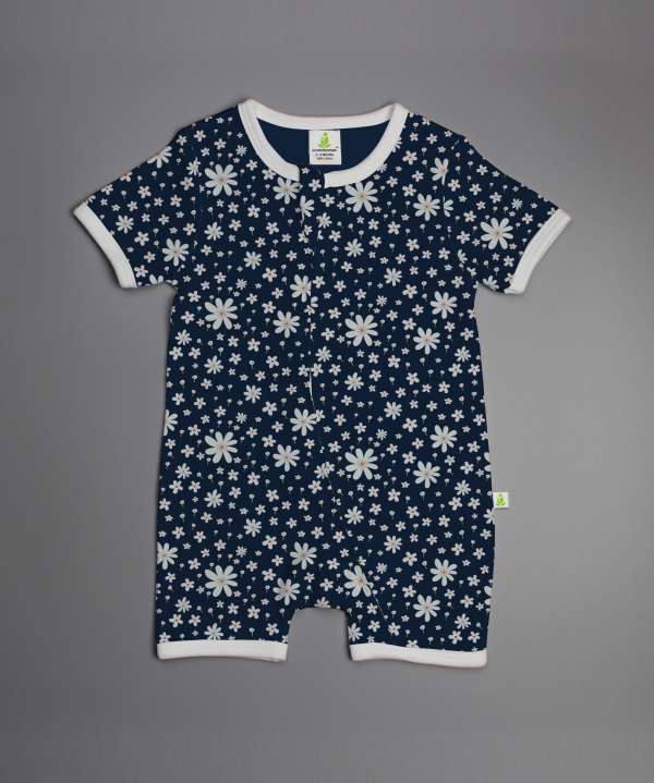 Little Jasmine Shortsleeve Zipsuit-imababywear