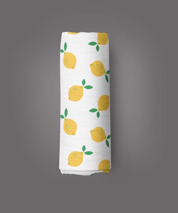 Little Lemons Muslin Wrap-imababywear